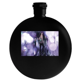 Selena Gomez Round Flask