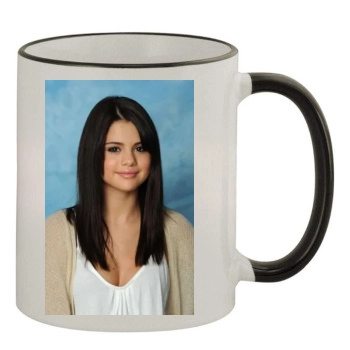 Selena Gomez 11oz Colored Rim & Handle Mug