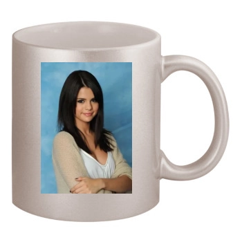 Selena Gomez 11oz Metallic Silver Mug