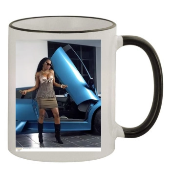 Foxy Brown 11oz Colored Rim & Handle Mug