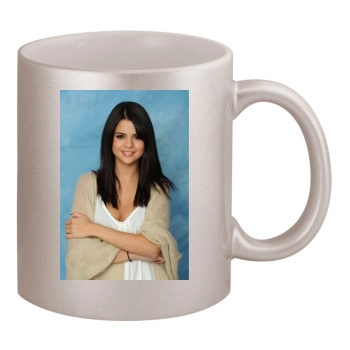 Selena Gomez 11oz Metallic Silver Mug