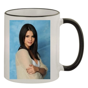 Selena Gomez 11oz Colored Rim & Handle Mug