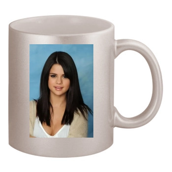 Selena Gomez 11oz Metallic Silver Mug