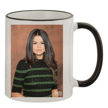 Selena Gomez 11oz Colored Rim & Handle Mug