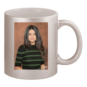 Selena Gomez 11oz Metallic Silver Mug