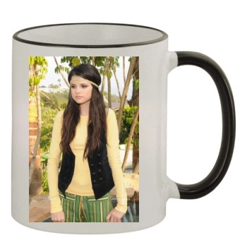 Selena Gomez 11oz Colored Rim & Handle Mug