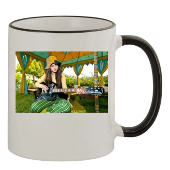 Selena Gomez 11oz Colored Rim & Handle Mug