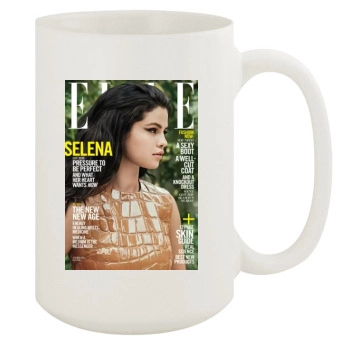 Selena Gomez 15oz White Mug