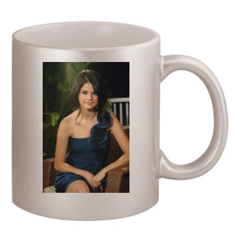 Selena Gomez 11oz Metallic Silver Mug