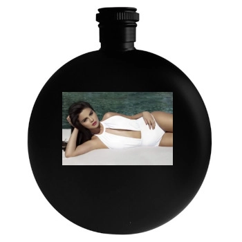 Selena Gomez Round Flask