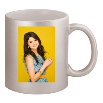 Selena Gomez 11oz Metallic Silver Mug