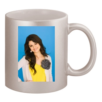 Selena Gomez 11oz Metallic Silver Mug