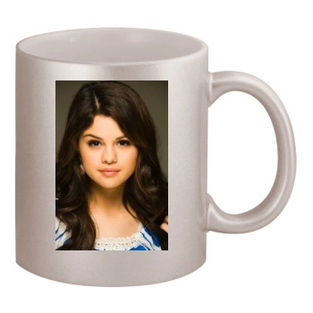 Selena Gomez 11oz Metallic Silver Mug