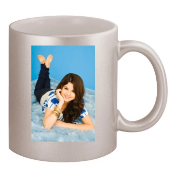 Selena Gomez 11oz Metallic Silver Mug