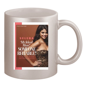 Selena Gomez 11oz Metallic Silver Mug