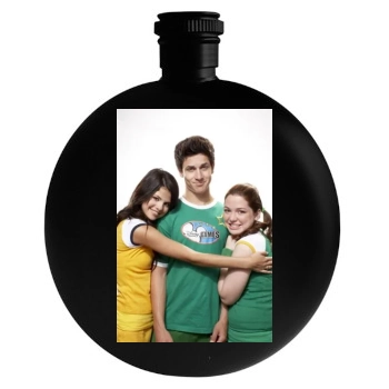 Selena Gomez Round Flask