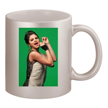 Selena Gomez 11oz Metallic Silver Mug