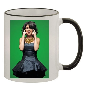 Selena Gomez 11oz Colored Rim & Handle Mug