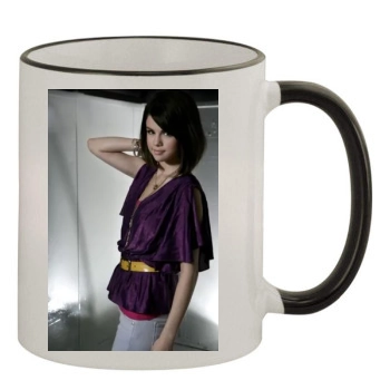 Selena Gomez 11oz Colored Rim & Handle Mug