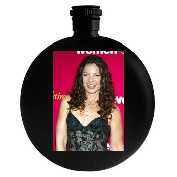 Fran Drescher Round Flask