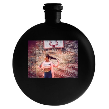 Selena Gomez Round Flask