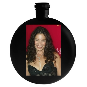 Fran Drescher Round Flask