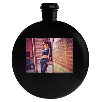 Selena Gomez Round Flask