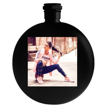 Selena Gomez Round Flask