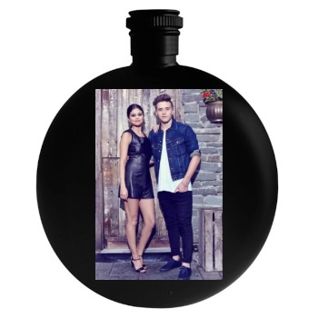 Selena Gomez Round Flask