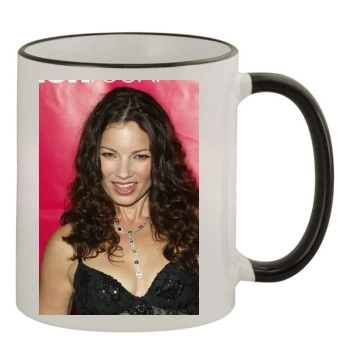 Fran Drescher 11oz Colored Rim & Handle Mug