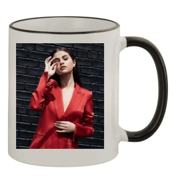 Selena Gomez 11oz Colored Rim & Handle Mug