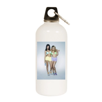 Selena Gomez White Water Bottle With Carabiner