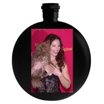 Fran Drescher Round Flask