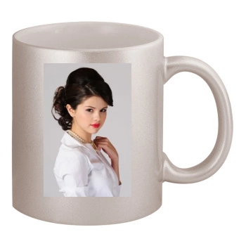 Selena Gomez 11oz Metallic Silver Mug