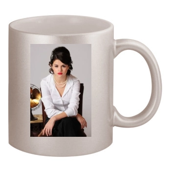 Selena Gomez 11oz Metallic Silver Mug