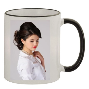 Selena Gomez 11oz Colored Rim & Handle Mug