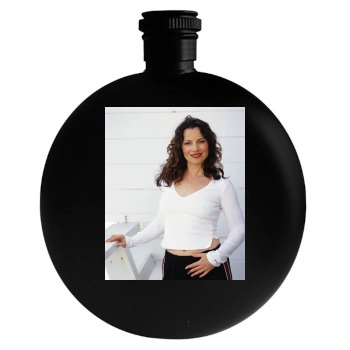 Fran Drescher Round Flask