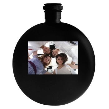 Selena Gomez Round Flask