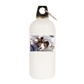 Selena Gomez White Water Bottle With Carabiner