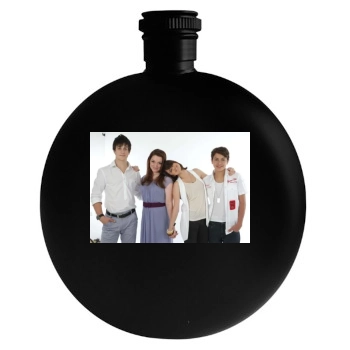 Selena Gomez Round Flask