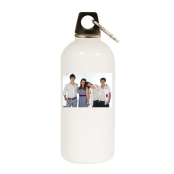 Selena Gomez White Water Bottle With Carabiner