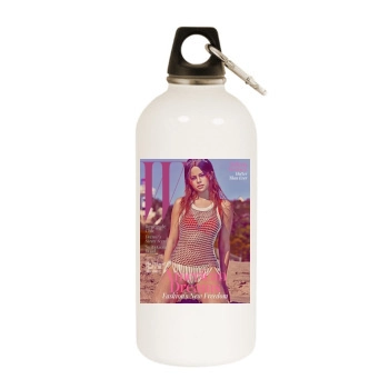 Selena Gomez White Water Bottle With Carabiner