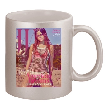 Selena Gomez 11oz Metallic Silver Mug