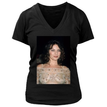 Fran Drescher Women's Deep V-Neck TShirt