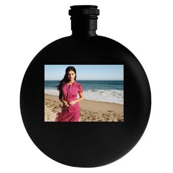 Selena Gomez Round Flask