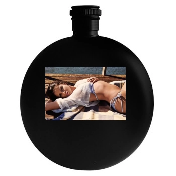 Selena Gomez Round Flask