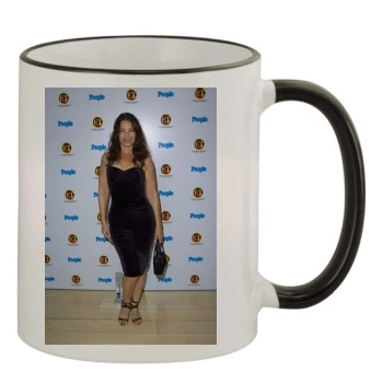 Fran Drescher 11oz Colored Rim & Handle Mug