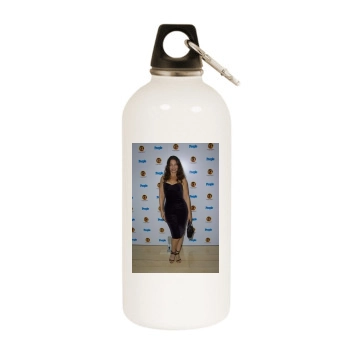 Fran Drescher White Water Bottle With Carabiner