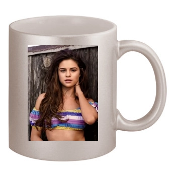 Selena Gomez 11oz Metallic Silver Mug