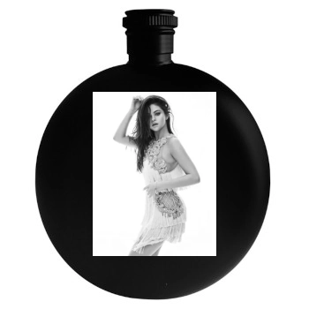 Selena Gomez Round Flask